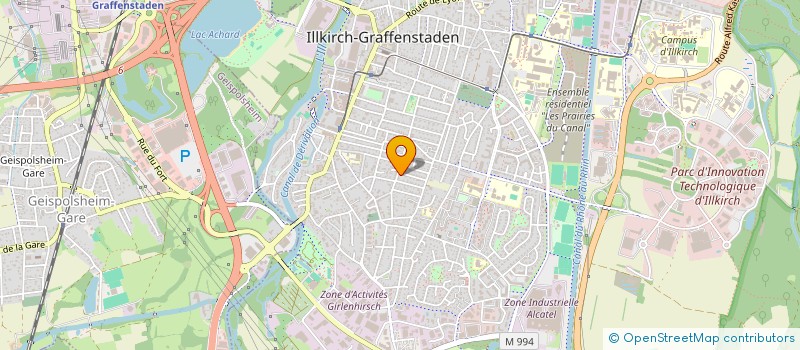 localisation de l'entreprise FELFON  ILLKIRCH-GRAFFENSTADEN