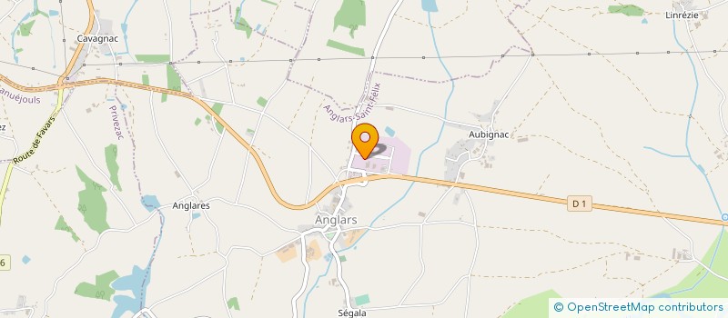 localisation de l'entreprise FELGINES T.P.  ANGLARS-SAINT-FELIX