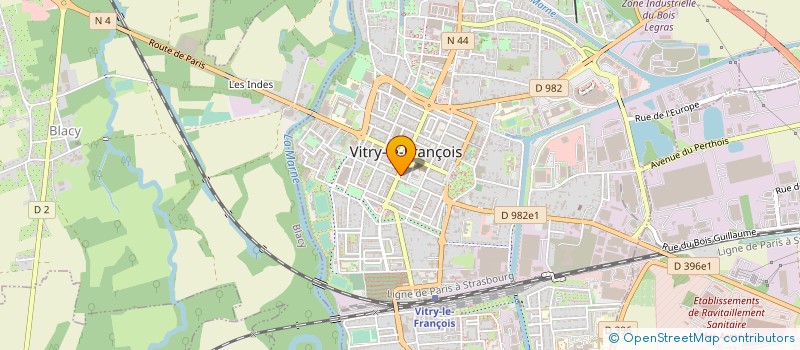 localisation de l'entreprise FELH CLOCHE  VITRY-LE-FRANCOIS