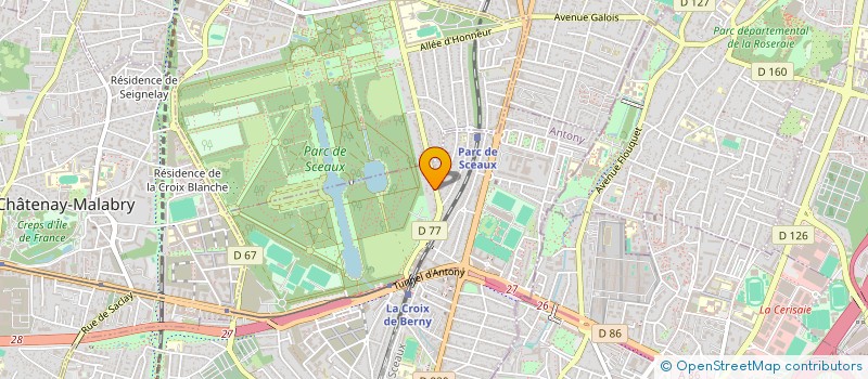 localisation de l'entreprise FELHYS à ANTONY