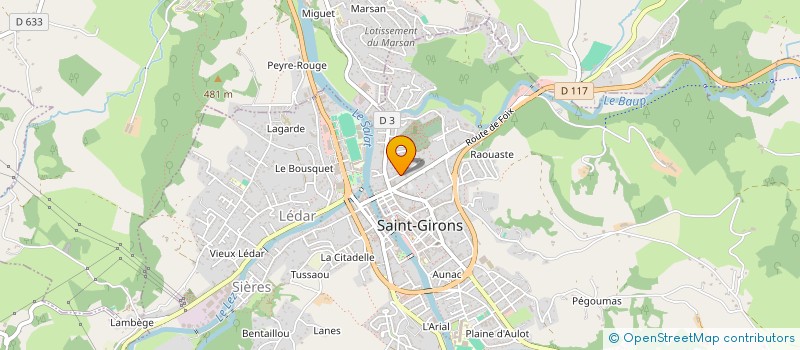localisation de l'entreprise FELI à SAINT-GIRONS