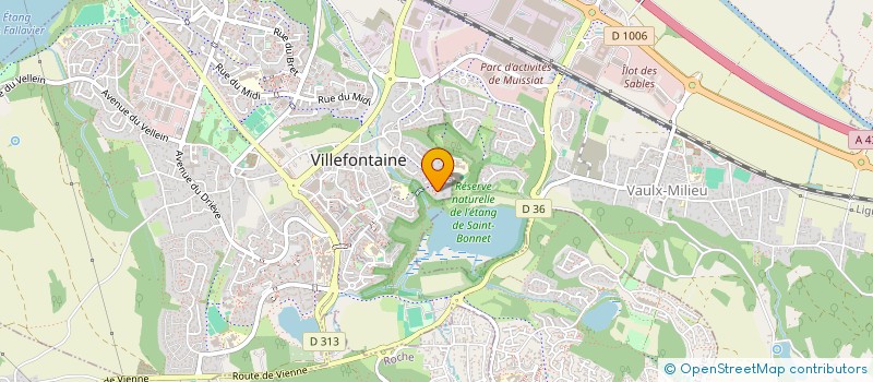 localisation de l'entreprise FELI SCI  VILLEFONTAINE