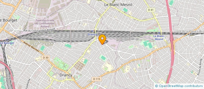 localisation de l'entreprise FELIBAT à DRANCY