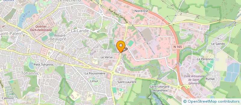 localisation de l'entreprise FELICA à VANNES