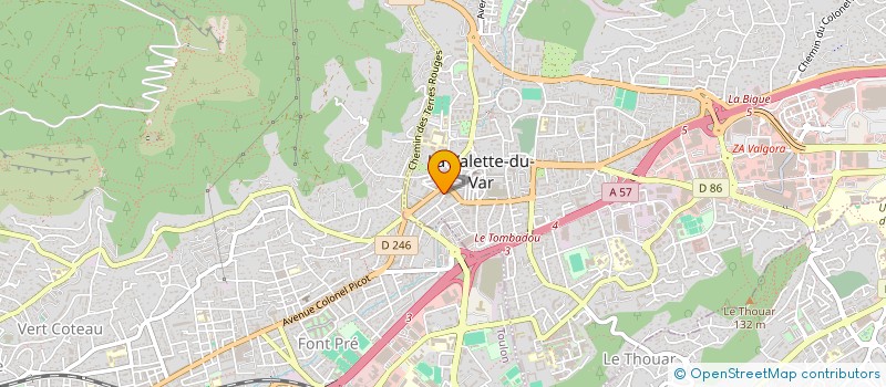 localisation de l'entreprise FELICANIS à LA VALETTE-DU-VAR