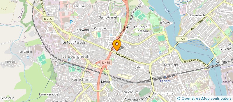 localisation de l'entreprise FELICE à LORIENT