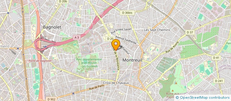 localisation de l'entreprise FELICE à MONTREUIL