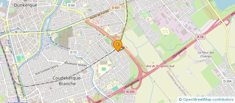 localisation de l'entreprise FELICE DUFLOU  COUDEKERQUE-BRANCHE