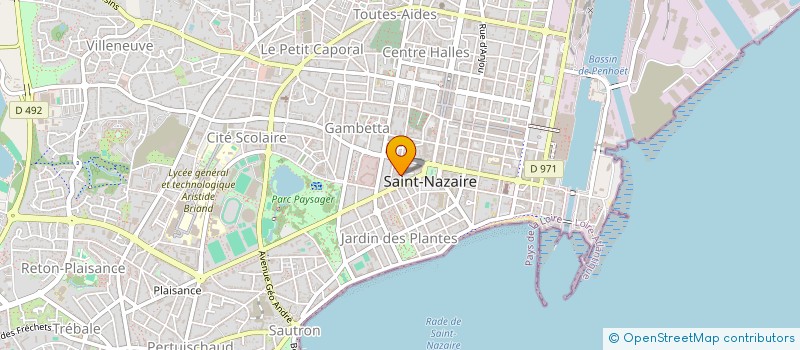 localisation de l'entreprise FELICE GUERITTE à SAINT-NAZAIRE
