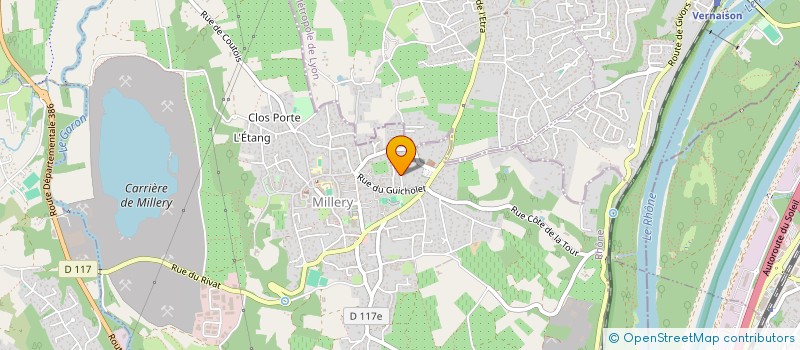 localisation de l'entreprise FELICETTA  MILLERY