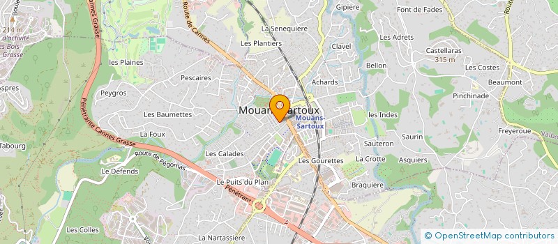 localisation de l'entreprise FELICIDAD  MOUANS-SARTOUX