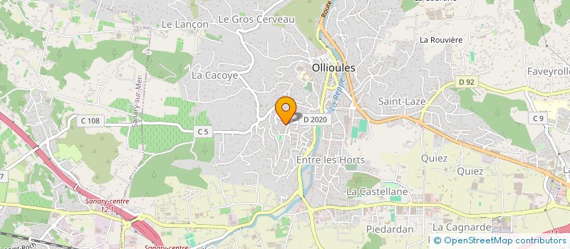 localisation de l'entreprise FELICIDAD  OLLIOULES