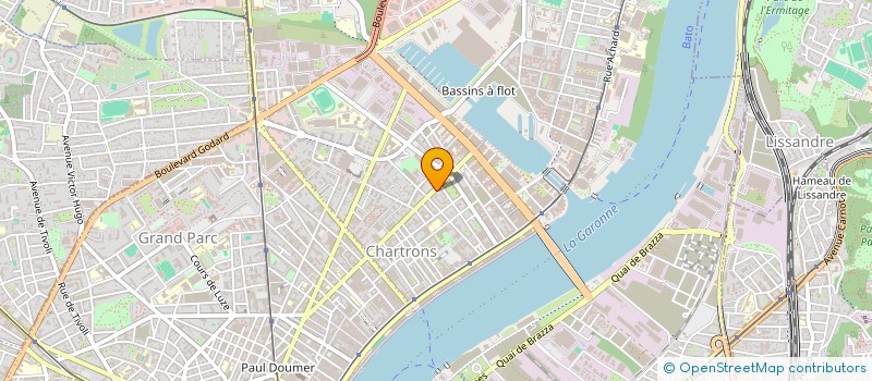 localisation de l'entreprise FELICIE 1  BORDEAUX