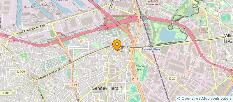 localisation de l'entreprise FELICIE à GENNEVILLIERS
