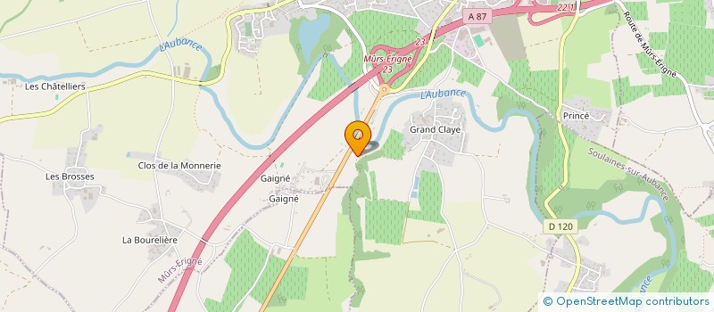 localisation de l'entreprise FELICIE COULIBALY COURTAGE  MURS-ERIGNE