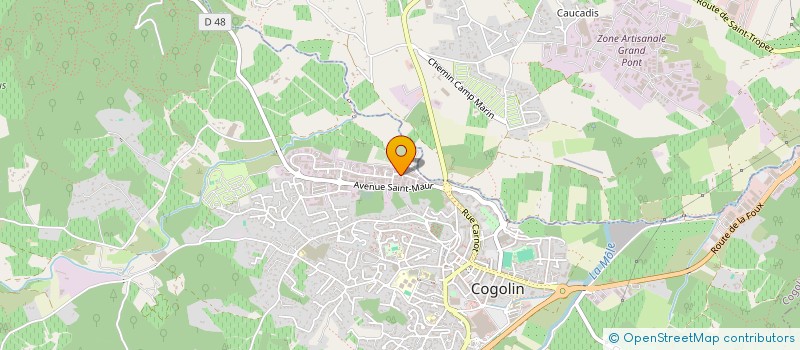 localisation de l'entreprise FELICIMMO  COGOLIN