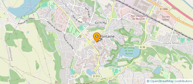 localisation de l'entreprise FELICINE  VILLEFONTAINE