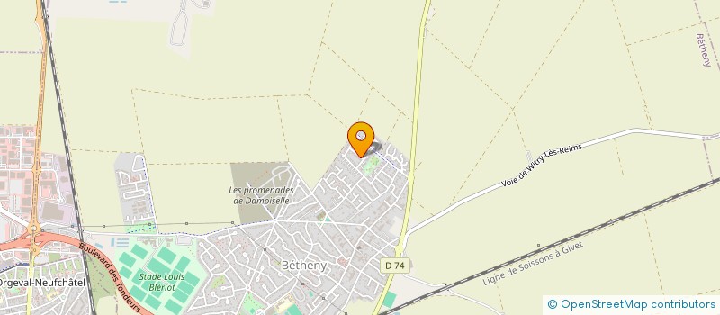 localisation de l'entreprise FELICITA  BETHENY