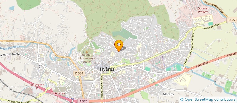 localisation de l'entreprise FELICITE à HYERES