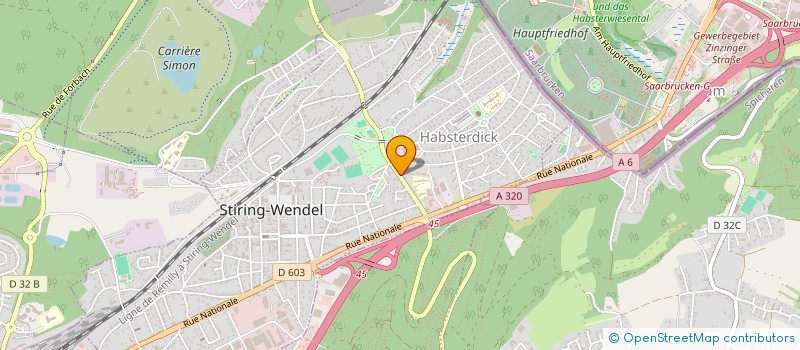 localisation de l'entreprise FELIKS INTERNATIONAL COMMERCE  STIRING-WENDEL