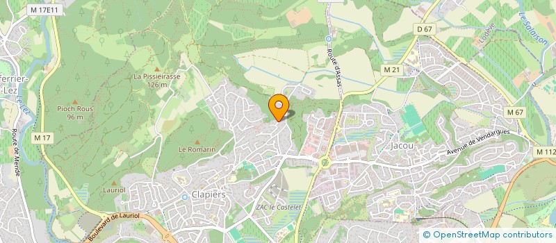 localisation de l'entreprise FELIMMO  CLAPIERS