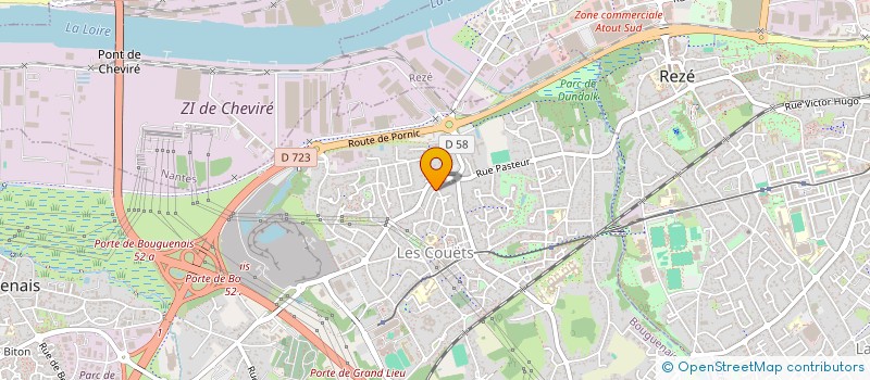 localisation de l'entreprise FELIN ORPHELIN à BOUGUENAIS