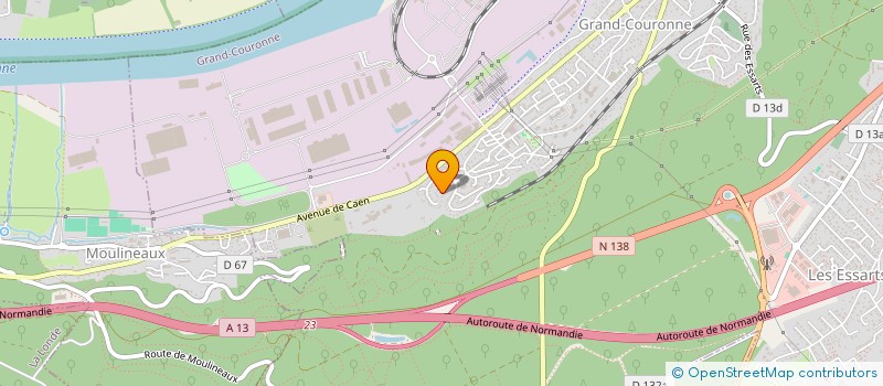 localisation de l'entreprise FELIN'POSSIBLE  GRAND-COURONNE