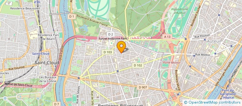 localisation de l'entreprise FELIN POUR L AUTRE à BOULOGNE-BILLANCOURT