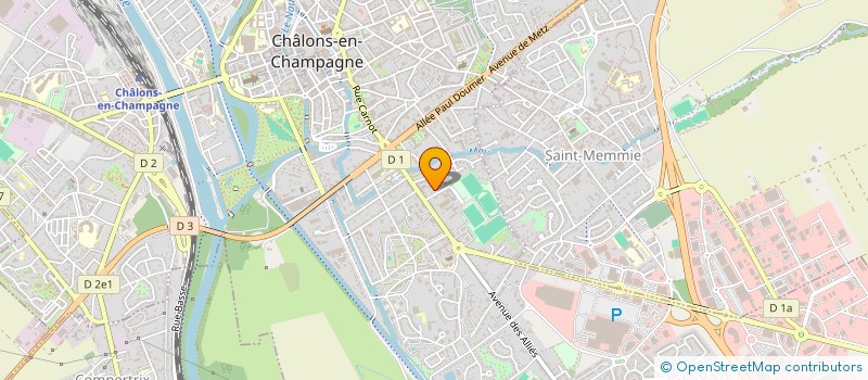 localisation de l'entreprise FELINEA à CHALONS-EN-CHAMPAGNE