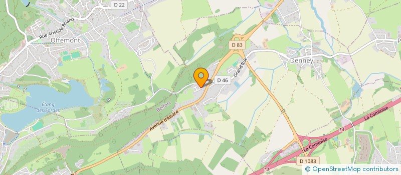 localisation de l'entreprise FELINS  DENNEYSIENS  DENNEY