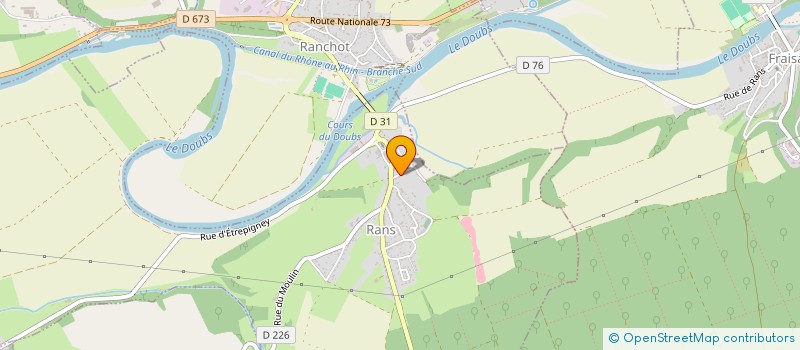 localisation de l'entreprise FELIOT  RANS