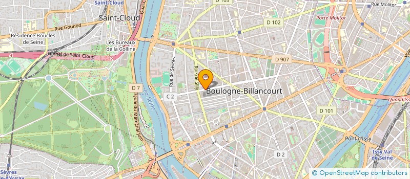 localisation de l'entreprise FELIPE INVEST à BOULOGNE-BILLANCOURT