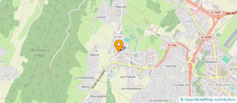 localisation de l'entreprise FELIS  POISY