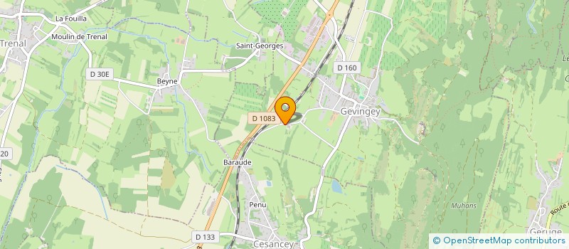 localisation de l'entreprise FELIS CANIS  GEVINGEY