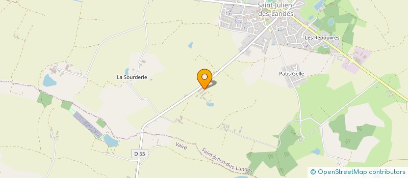 localisation de l'entreprise FELISOLAR  SAINT-JULIEN-DES-LANDES