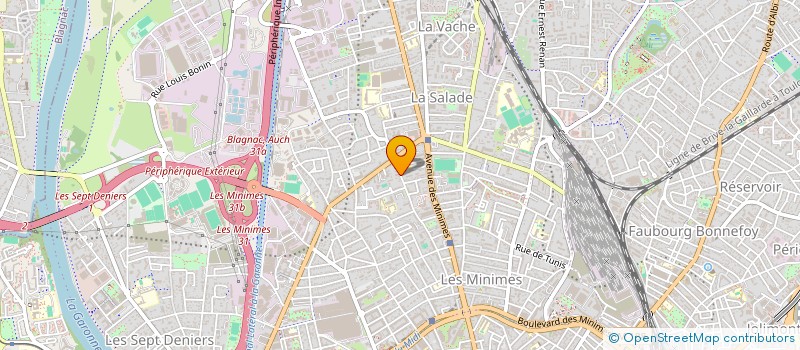 localisation de l'entreprise FELIU ET MENHOUR LMNP à TOULOUSE