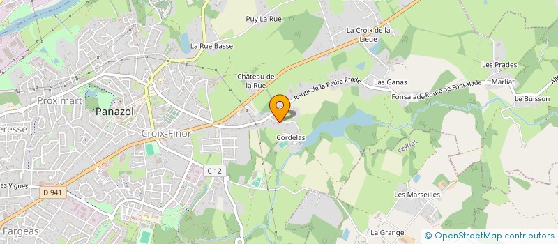 localisation de l'entreprise FELIU LIBERAL à PANAZOL
