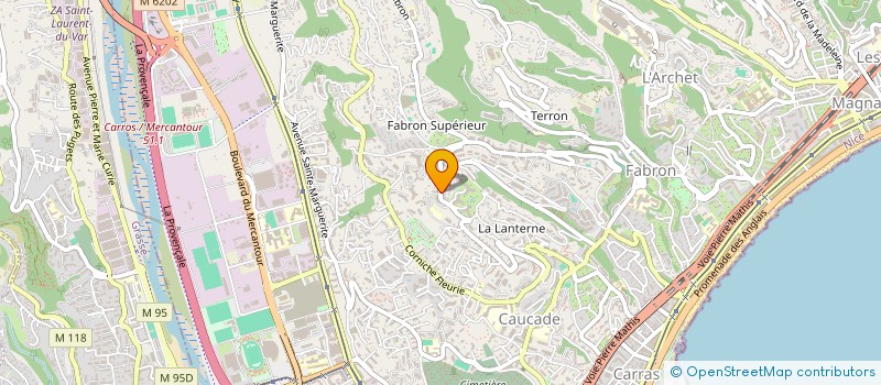 localisation de l'entreprise FELIX à NICE