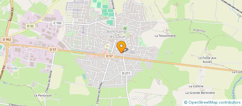 localisation de l'entreprise FELIX 73  BONCHAMP-LES-LAVAL