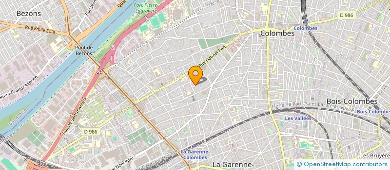 localisation de l'entreprise FELIX  COLOMBES