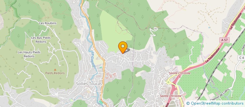 localisation de l'entreprise FELIX  SOLLIES-TOUCAS