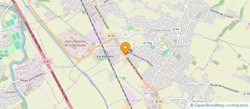 localisation de l'entreprise FELIX  ESCALQUENS