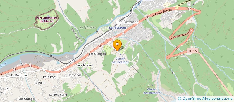 localisation de l'entreprise FELIX  LES HOUCHES