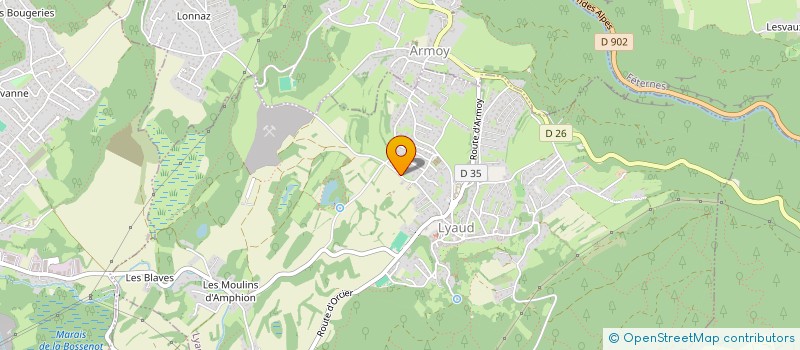 localisation de l'entreprise FELIX  LYAUD