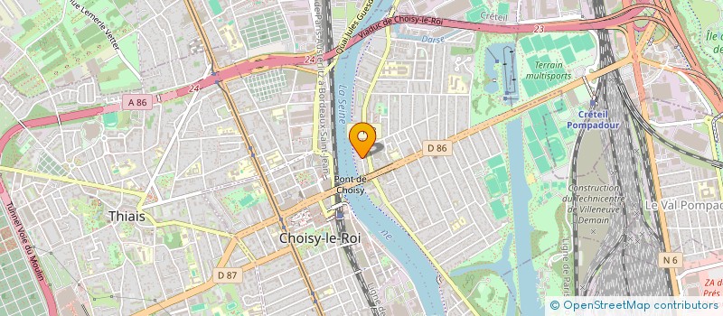 localisation de l'entreprise FELIX à CHOISY-LE-ROI