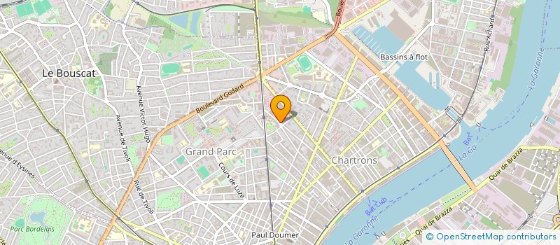 localisation de l'entreprise FELIX & ASSOCIES - ATELIERS DE DESIGN à BORDEAUX