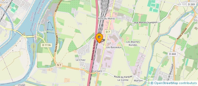 localisation de l'entreprise FELIX BATIMENT à ETOILE-SUR-RHONE