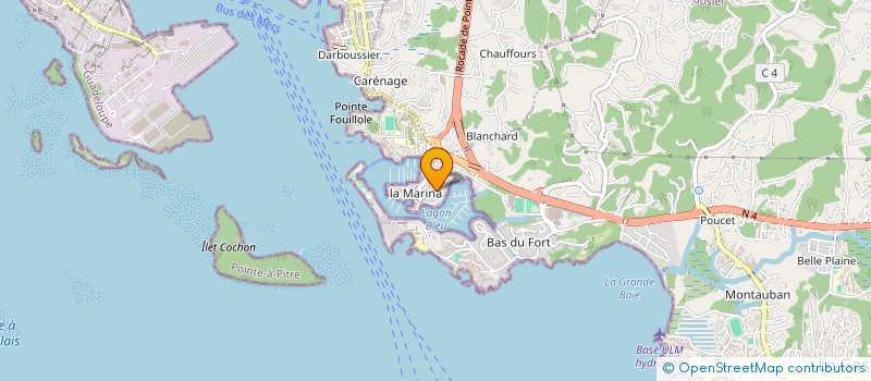 localisation de l'entreprise FELIX BESSIGUE SARL  LE GOSIER