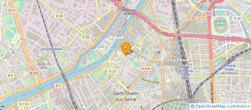 localisation de l'entreprise FELIX & CO à SAINT-OUEN-SUR-SEINE