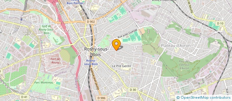 localisation de l'entreprise FELIX CONSEILS à ROSNY-SOUS-BOIS